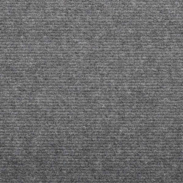 vidaXL Selvklebende trappematter 15 stk 56x17x3 cm Grå grå gray
