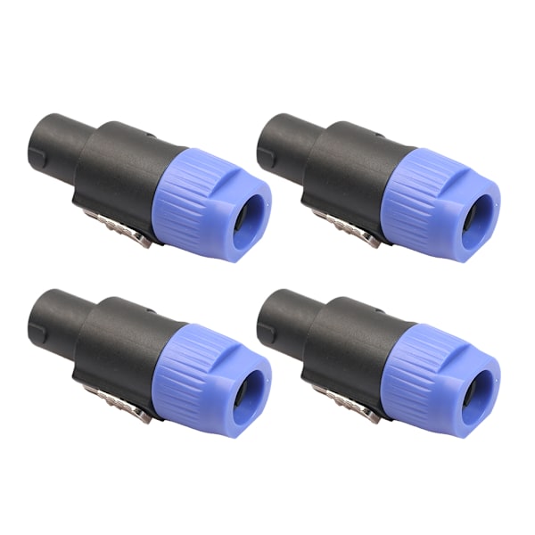 4pcs 4-pin speaker plug Twist Lock Cable connector For Neutrik Speakon NL4FC