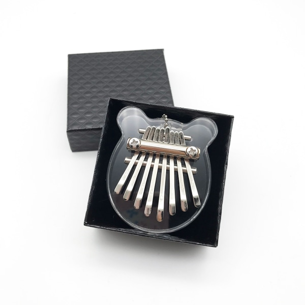 HHL 8-nøgle Mini Kalimba lavet af træ og udsøgt akryl krystal klaver Marimba