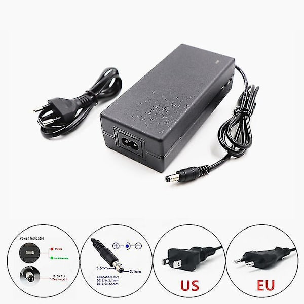 Til 48v Lithium Ion Batteri 58ah 1000w 13s3p 18650 Li-ion Batteri 54.6v Elcykel Elektrisk Cykel Scooter Oplader{GKS} Chargerx1
