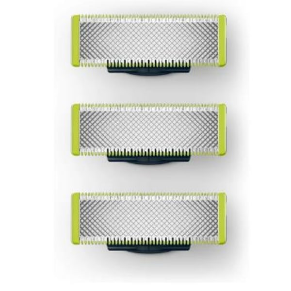 3-pakning barberblad kompatibel med Philips Oneblade Replacement One Blade Pro Blades Men