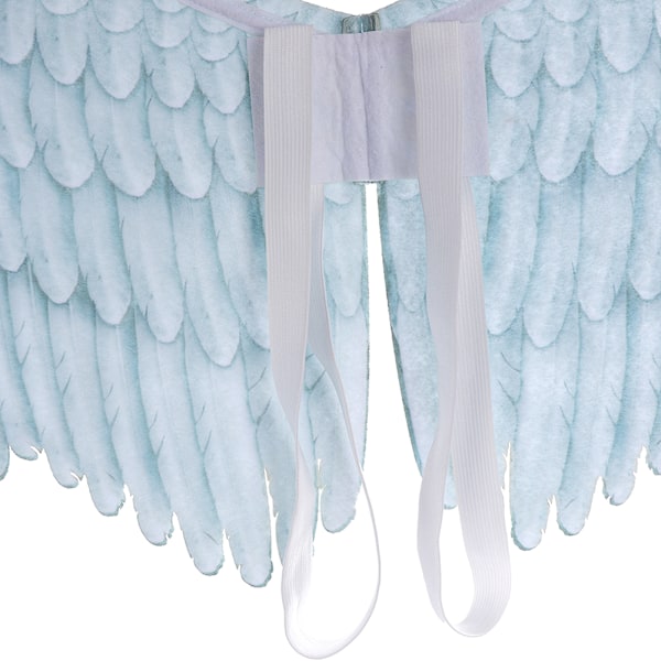 Non-Woven Stof Festlige Englevinger Halloween Overdimensionerede Sort Hvide Vinger Kostume Rekvisitter Ea Eagle Angel Wings