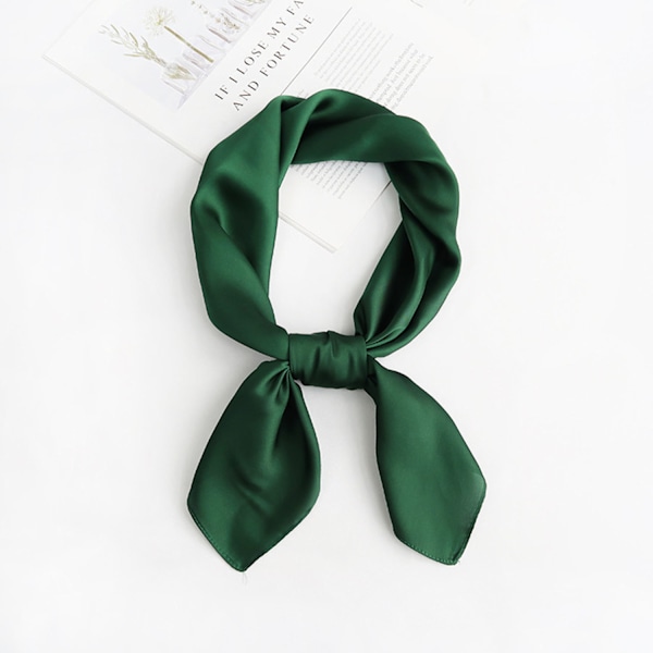 Grön dam silkescarf, siden, lätt