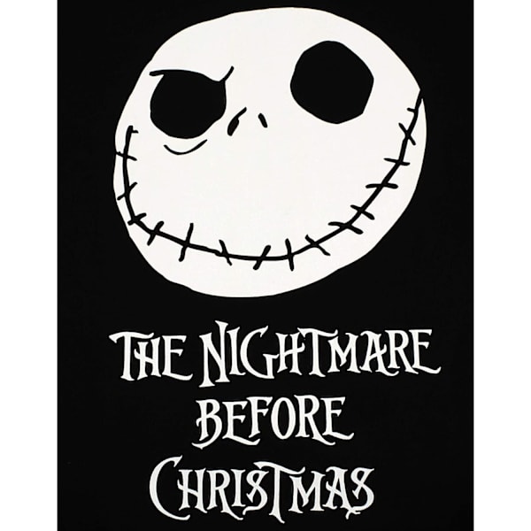 Nightmare Before Christmas Dam Pyjamas Jack Skellington Svart/Vit Black/White XL