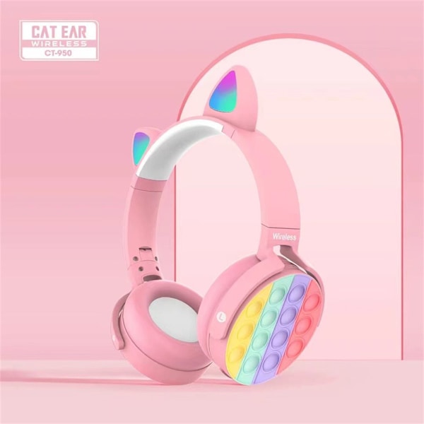 Trådløst headset Pop it Fidget BLÅ blue