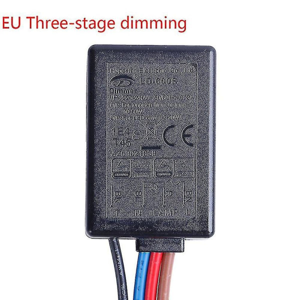 Ld-600s Indbygget 3-vejs Finger Touch Lysdæmper On/Off Hit Us Eu[GKS]