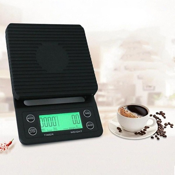 Digital Våg / Köksvåg - 0.1g-5kg Black Black