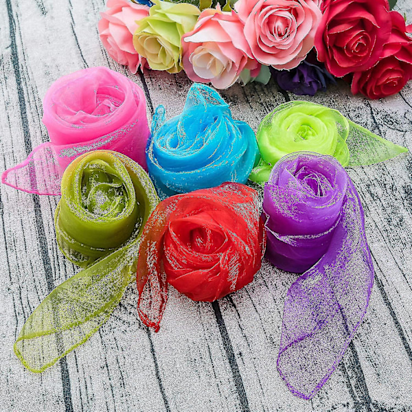20 kpl Monivärisiä tanssihuiveja, pehmeää organza-silkkiä neliön muotoisia taikatemppuja varten, liikkeiden esitystarvikkeita, huiveja lapsille, tyttöjen juhliin Ac