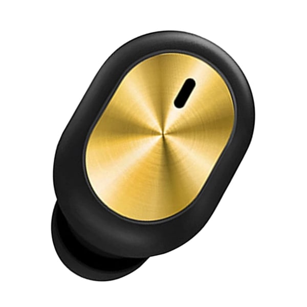 Bluetooth hörlurar Stereo Mini Handsfree Sporthörlurar (svart guld)