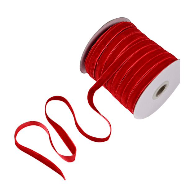 Dekorativa DIY Sammetband Lättanvända upp till 50 meter i flera färger [GKS] style 14