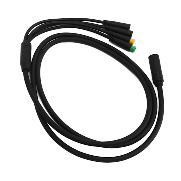 Sykkelmotor Konverteringskabel Vanntett 1 til 4 Mid Drive Motor Skjøteledning for BAFANG BBS01 BBS02 1,2m 0.1