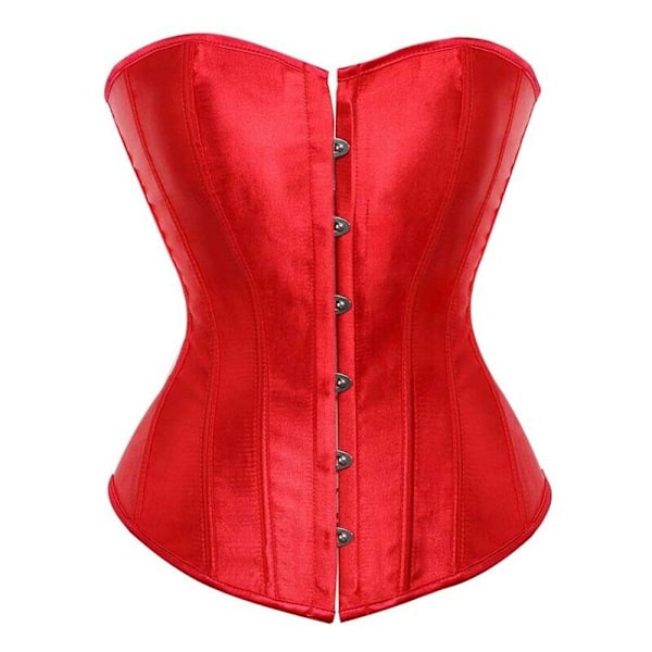 Korsett Bustier Toppar VIT vit white XL