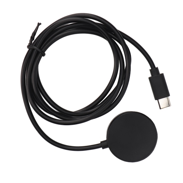 Smartklokke Lader Magnetisk USB C med 1 meter Kabel Sort Smartklokke Ladestasjon for Samsung Galaxy Watch 5 Pro