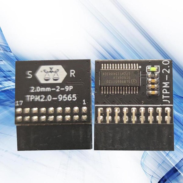GIGABYTE TPM Sikkerhedsmodul (12-pin 12-1) TPM2.0 Kompatibel Pla FOR MSI LPC 14 PIN One-size
