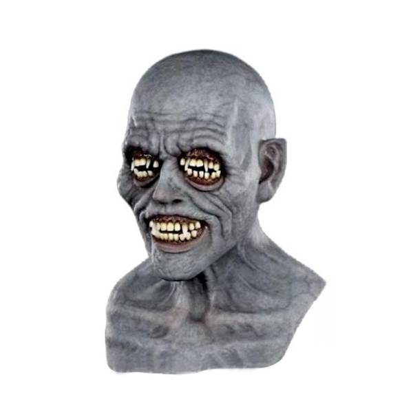 Halloween fest skrämmande mänskligt huvud mask full huvud skräck masker E