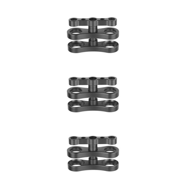 1/2/3 Aluminium Standard 1 Kulledsklämma för Undervattensdykning röd 7,01 x 4,50 cm [GKS] red 2.76 x 1.77 Inch 2Set