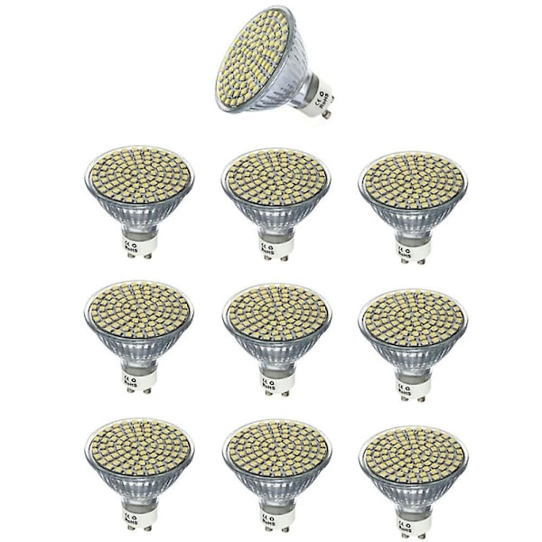 10 stk GU10 LED-lampe 4W Spotlight Sporlys 400lm 40W