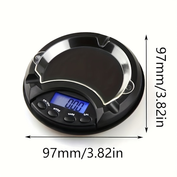 st, Digital Våg, Bärbar Elektronisk Våg, 100-500g-0.01g Mini Smyckesvåg 300g/0.01g