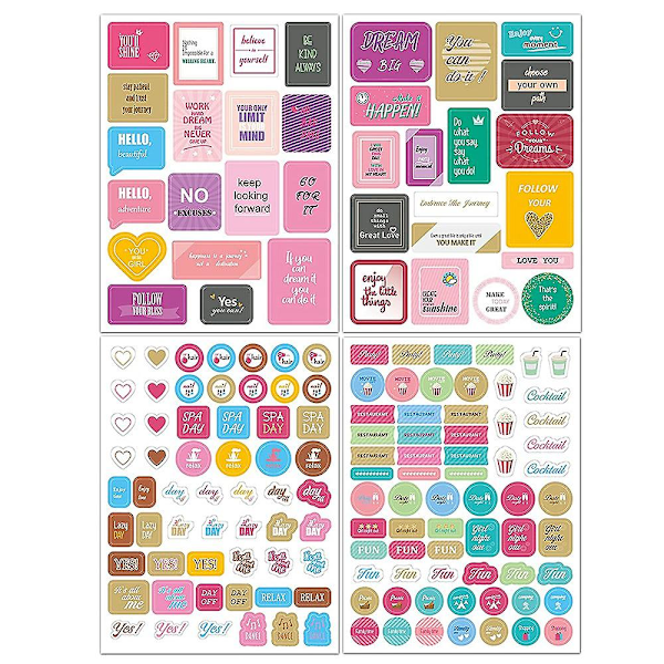 12 ark med plansjer for månedlige faner til DIY-kalender, ukentlige daglige plansjer for arbeidsplanlegging()
