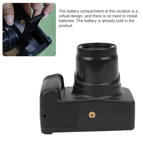 Bærbart digitalkamera med 18X zoom og 3.0\" LCD-skærm [GKS]