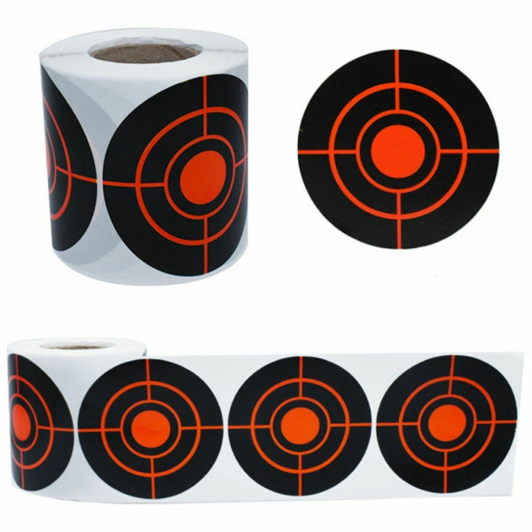250 st/rulle Shooting Target Adhesive Shoot Targets Splatter Reactive Stickers