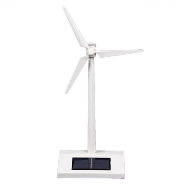 2 in 1 Windmill Solar Wind Power Model Student Education Present Desktop Ornaments