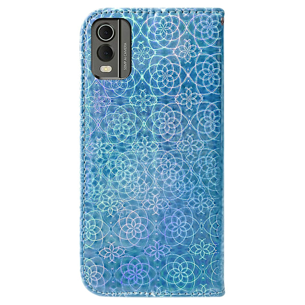 Farverigt telefoncover til Nokia C32 Blue