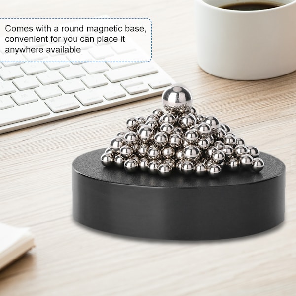 Magnetisk Skulptur Baller Hjemmekontor Dekorative Leker Stressavlastning med Magnetisk Base