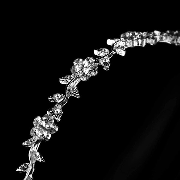 2 st Konstgjorda Pärlor Strass Diadem Bröllopstiara Hårkrona Kristall Pärla Brud Tiara Diadem för Bröllopsfest Brud Brudtärnor Kvinnor Flickor
