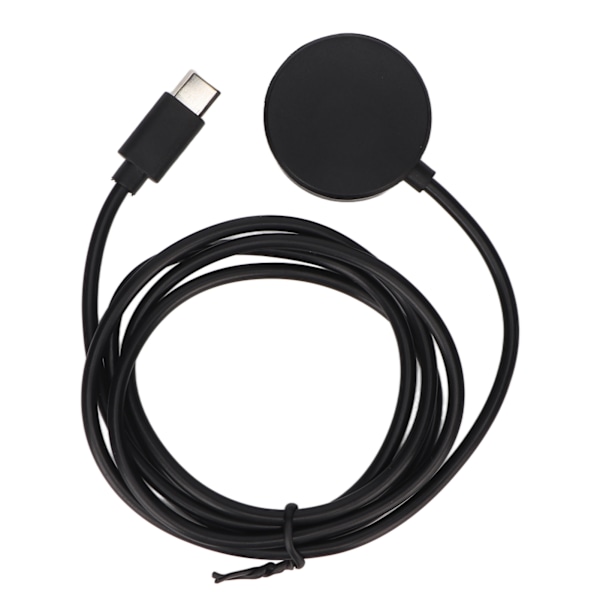 Smartklokke Lader Magnetisk USB C med 1 meter Kabel Sort Smartklokke Ladestasjon for Samsung Galaxy Watch 5 Pro