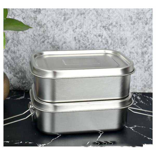 Lunchbox "dubbel Lunchbox i rostfritt stål Läcksäker Lunchbox"