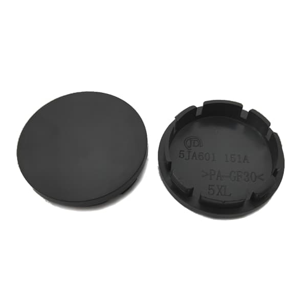 4 stk/sæt Sort/Sølv 56mm Bilhjulnavkapsel til Fælgnav ABS-dæksler Bil Universal Sort Silver