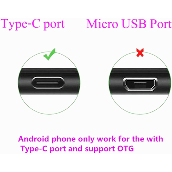 Mini Mobiltelefonvifte 2-i-1 Kompatibel med iPhone, iPad, Android Smartphone, Tablet - Fargerik og Kraftig - Mobiltelefon Sommertilbehør (6-pakning)