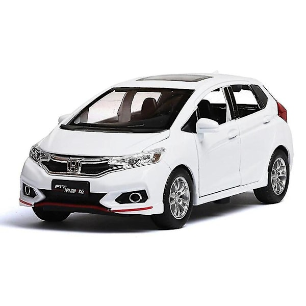 1/32 Honda Fit Jazz Sport Leluauto Painevalettu Pienismalli Maastoauto Vedä Takaisin Ovet Avattavat Ääni & Valo Keräily Lahja Pojalle Lapsille[GKS] HONDA FIT GK5