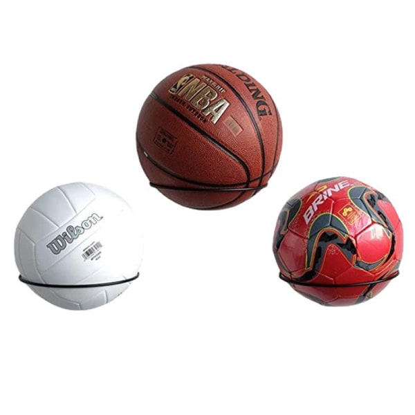 Väggmonterad baskethållare Järn Multifunktionsfotboll