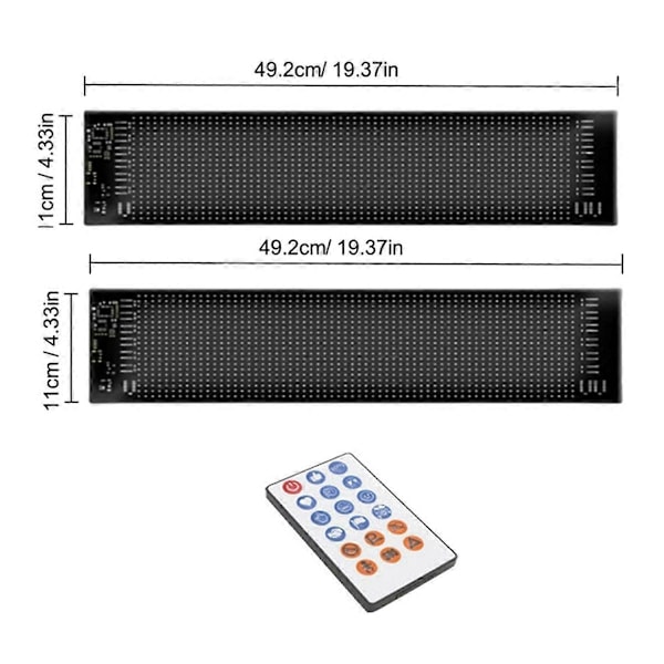 PCS LED Ögon Vindruta Lastbil Bil Display Skärm Panel LED Ljusskylt LED Lysande Ögon för Vindruta Glas - Perfekt