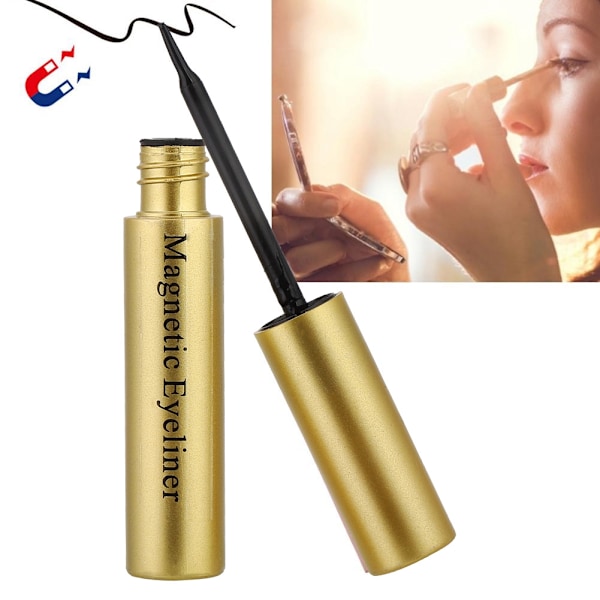 Magneettinen nestemäinen eyeliner, pitkäkestoinen, ei leviä, nestemäinen eyeliner-kynä (Kultainen nestemäinen eyeliner)