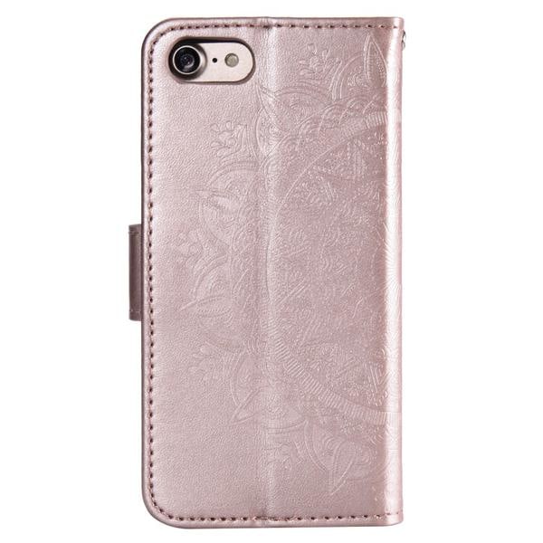 iPhone 7/8/SE (2020/2022) - Mandala Wallet Case - Rosaguld Rosaguld Rosaguld