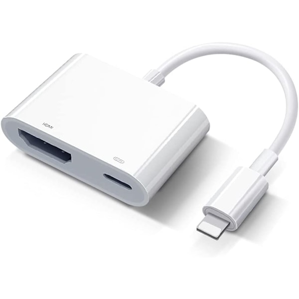 iPhone iPad HDMI-adapter TV Lightning till HDMI Plug and Play-kabel