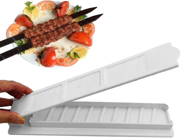 Kebab Maker Spyd, 28 cm lang pressform Kabab Maker Presse