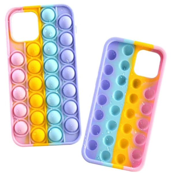 SQBB Rainbow Pop It Telefonetui Iphone til iPhone XS Max