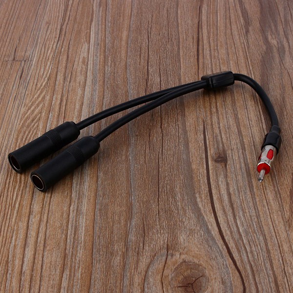 Auton autoradion antenni stereo 2 naaras - 1 uros jakaja jatkojohto