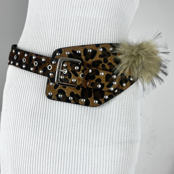 100 cm fluffy kvastbælte tassel 100