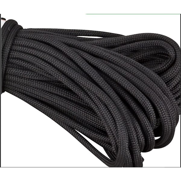 Professionellt rep 31m X 4mm i tålig nylon I Flera färger I Paracord 550 I Svart