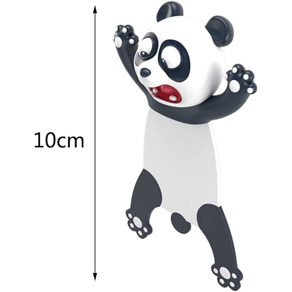 3D Stereo Cartoon Söta Djur Bokmärken för Studenter Barn Stor Present (Panda)