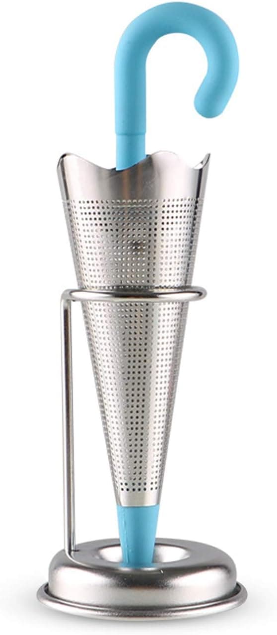 Silikone Te-infuser, Stor Blå Parasol Kreativ Løs Te