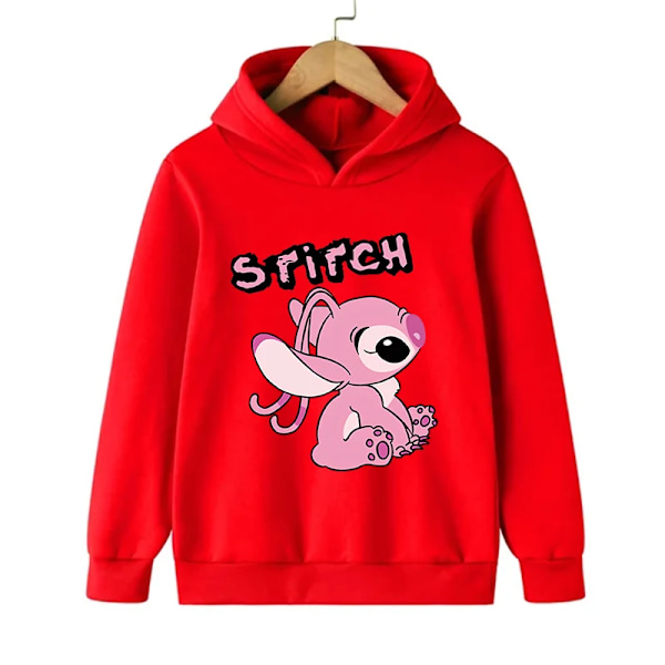 Rolig 90'er julestitch luvtröja Børn Tegnede Tøj Børn Pige Dreng Lilo and Stitch Sweatshirt Hoody Baby Casual Top 59025 59025 130CM