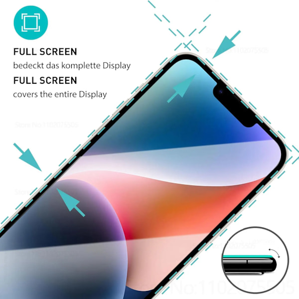 3 kpl karkaistu lasi iPhone 16 13 15 11 12 14 Pro Max 12 13 Mini Full Screen Protector On iPhone 14. 15 Plus Xr Xs Lasi iPhone 14 Pro Max iPhone 14 Pro Max 3PCS