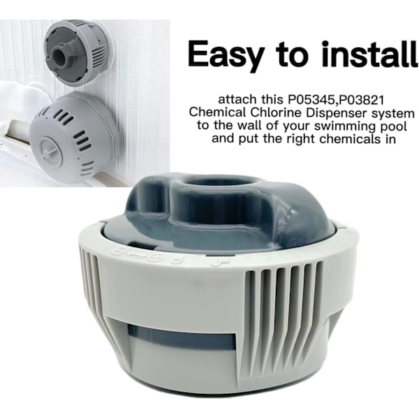 Kjemisk klordispenser for LayZSpa boblebad P05345 P03821 kjemisk dispenser kjemisk dispenser spa boblebad spa