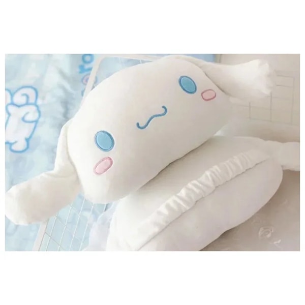 Sanrioed Cartoon Anime Cinnamoroll Plysch Bilkudde Kawaii Söt Mjuk Plysch Huvudstödöverdrag Fodral Flickpresent My Melody 11